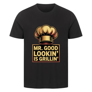 Mr.Good Lookin is Grillin - HigherBlanks Premium T-Shirt | T-Shirt | Meatware