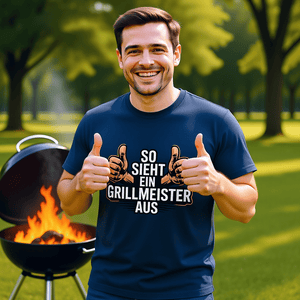 So sieht ein Grillmeister aus - HigherBlanks Premium T-Shirt | T-Shirt | Meatware