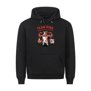 Team Rind - gegen Huhn & Schwein - HigherBlanks Premium Hoodie | Hoodie | Meatware