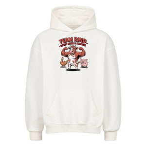 Team Rind - Gegen Huhn & Schwein - VACANCY Oversized Hoodie | Hoodie | Meatware