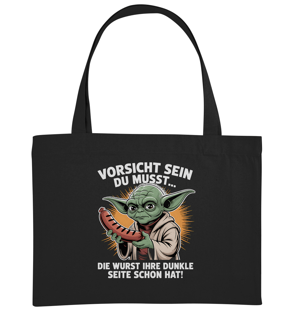 Vorsicht sein du musst - Wurst - Organic Shopping - Bag | Taschen | Meatware