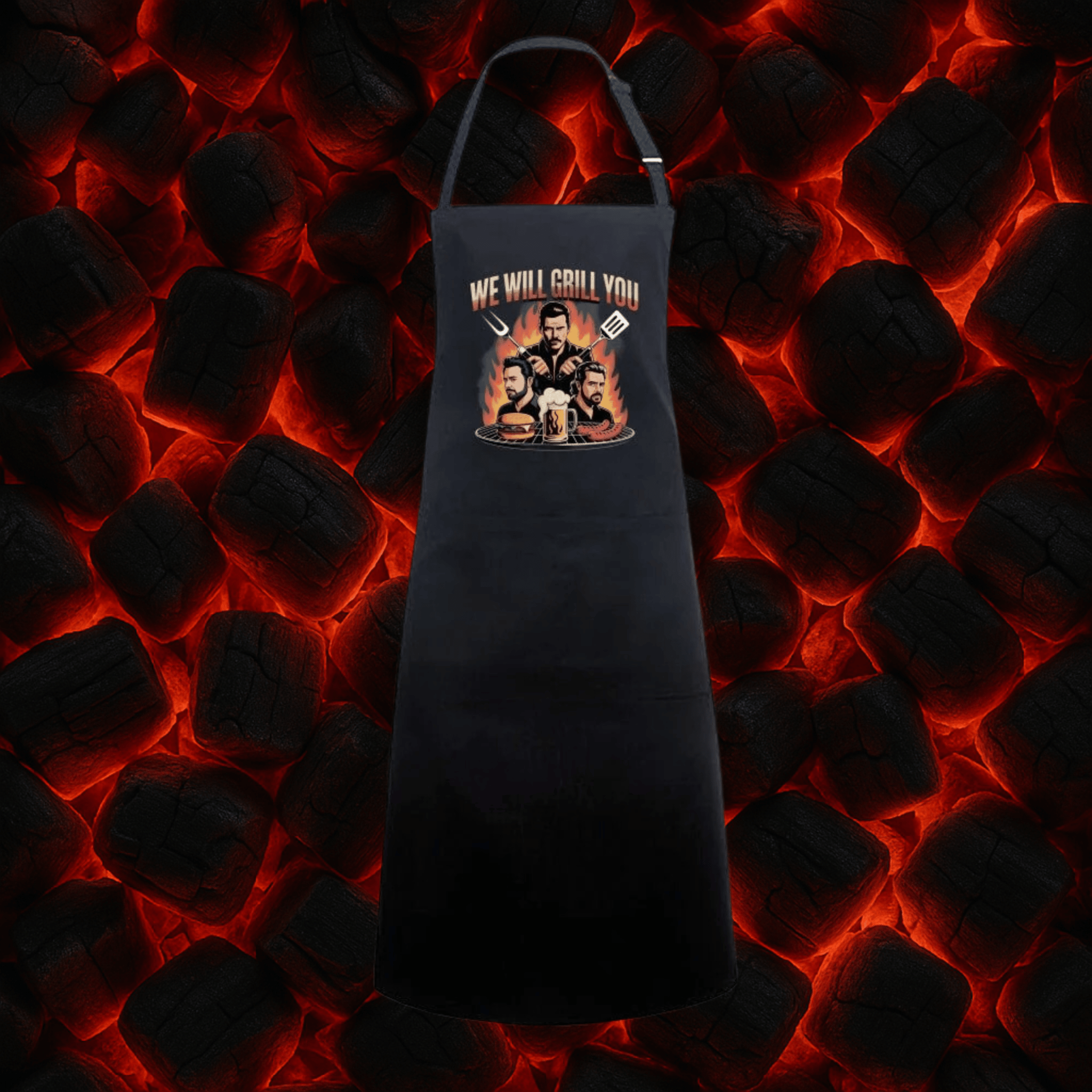 We will grill you - Grillschürze | Apron | Meatware