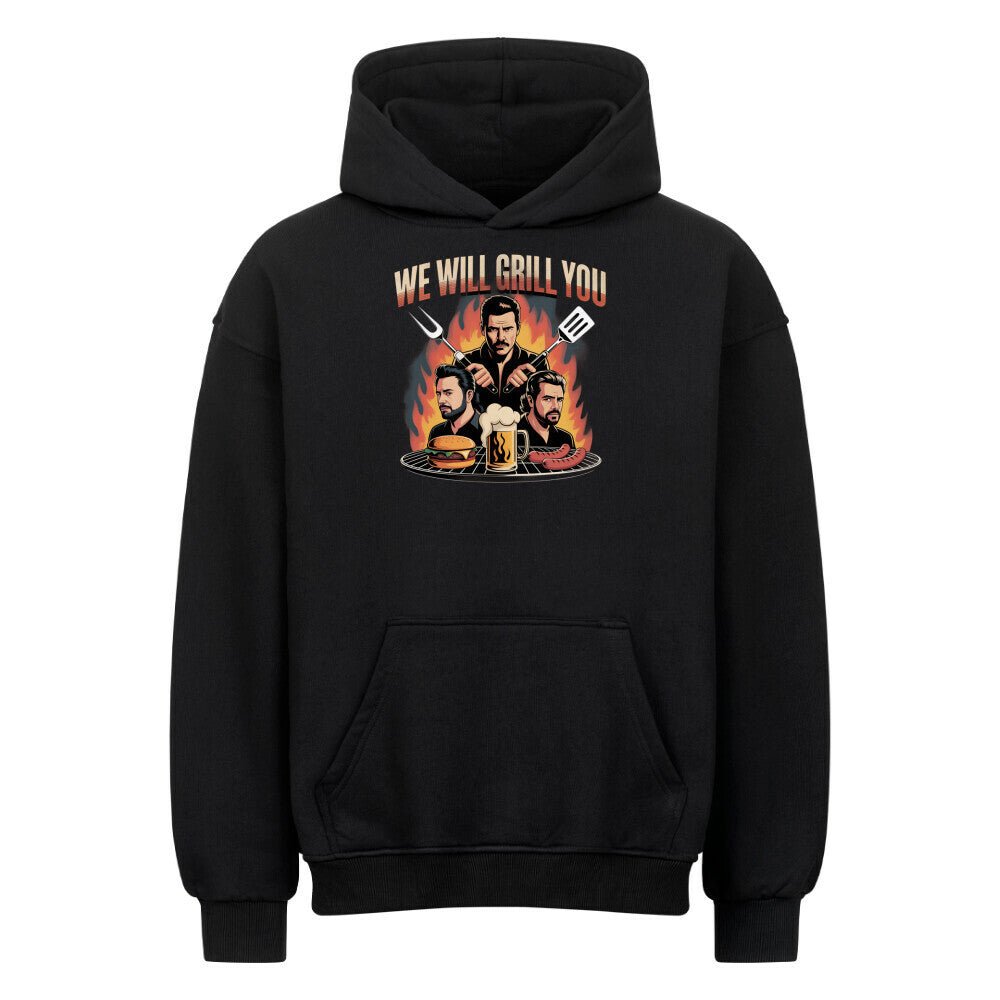 We will grill you - VACANCY Oversized Hoodie | Hoodie | Meatware