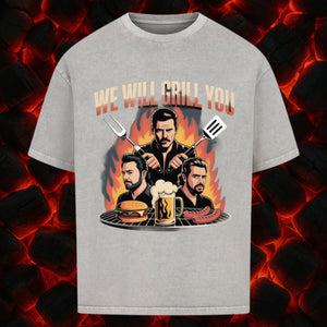 We will grill you - VACANCY Oversized Shirt | T-Shirt | Meatware