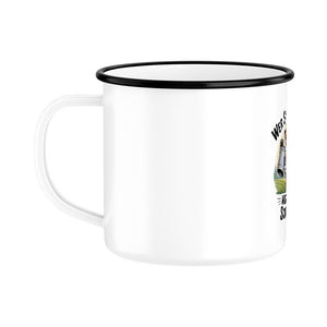 Wer Sahne will, muss Kühe schütteln - Emaille Tasse | Mug | Meatware