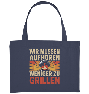 Wir müssen aufhören weniger zu grillen - Organic Shopping - Bag | Taschen | Meatware