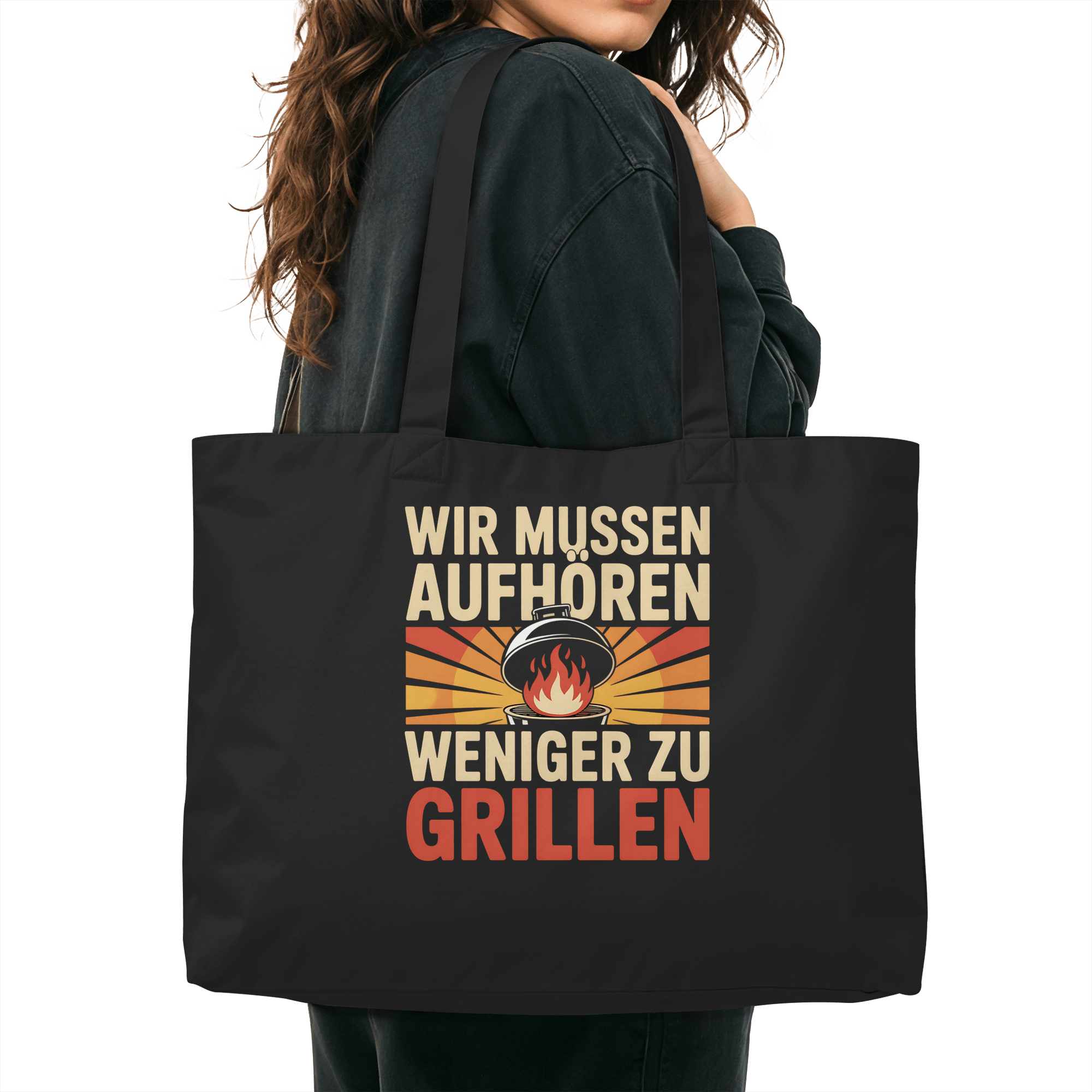 Wir müssen aufhören weniger zu grillen - Organic Shopping - Bag | Taschen | Meatware