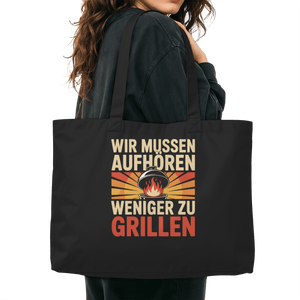 Wir müssen aufhören weniger zu grillen - Organic Shopping - Bag | Taschen | Meatware