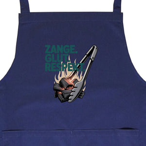 Zange. Glut. Respekt. - Grillschürze | Apron | Meatware
