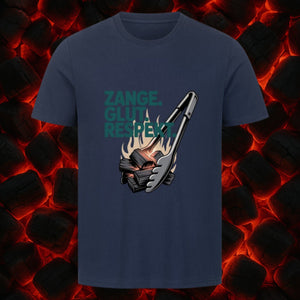 Zange. Glut. Respekt. - HigherBlanks Premium T-Shirt | T-Shirt | Meatware