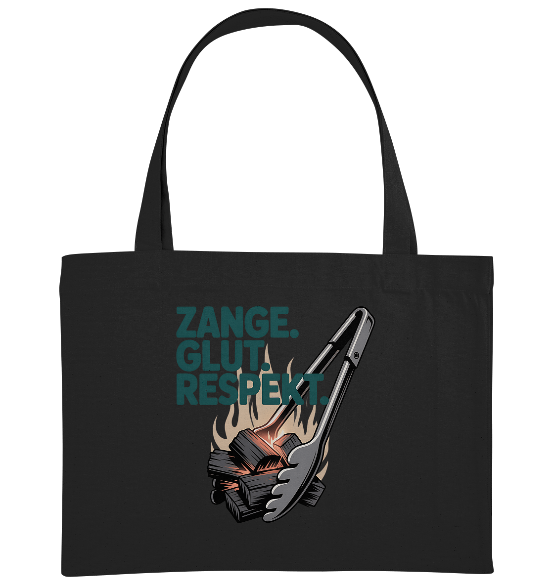 Zange. Glut. Respekt. - Organic Shopping - Bag - Organic Shopping - Bag | Taschen | Meatware