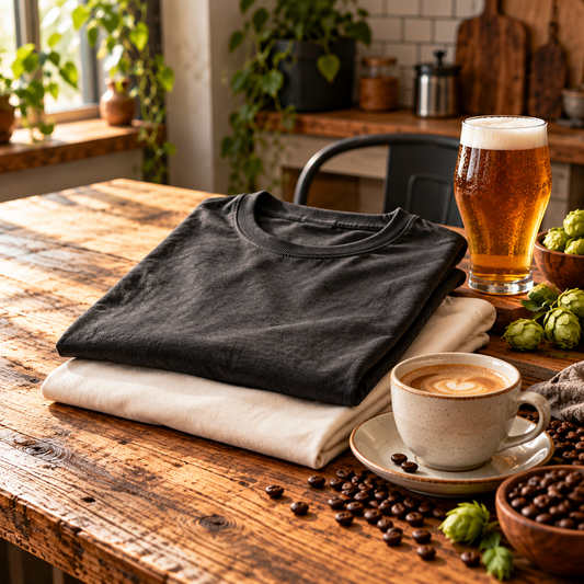T-Shirts für Kaffee- und Bierfans: Genuss als Statement tragen
