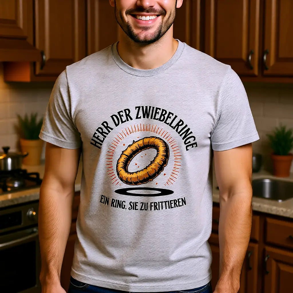 🧅💍 Herr der Zwiebelringe – Premium T-Shirt MarketPrint