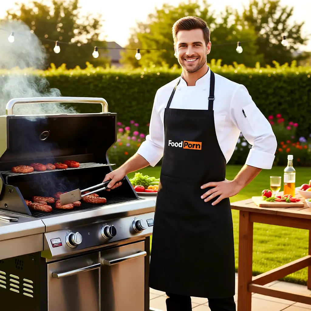 🍔🔥 Food Porn – Kochschürze MarketPrint