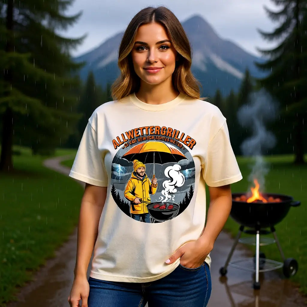 🌧️🔥 Allwettergriller – Oversized Shirt MarketPrint