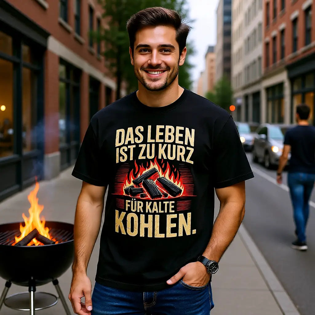 🔥🪵 Kalte Kohlen – Oversized Shirt MarketPrint