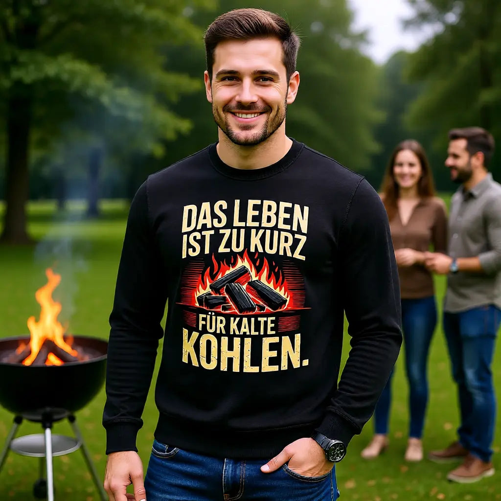 🔥🪵 Kalte Kohlen – Premium Sweatshirt MarketPrint