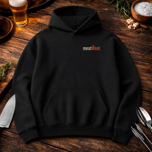 meatWARE Oversized Hoodie – Front &amp; Back Print