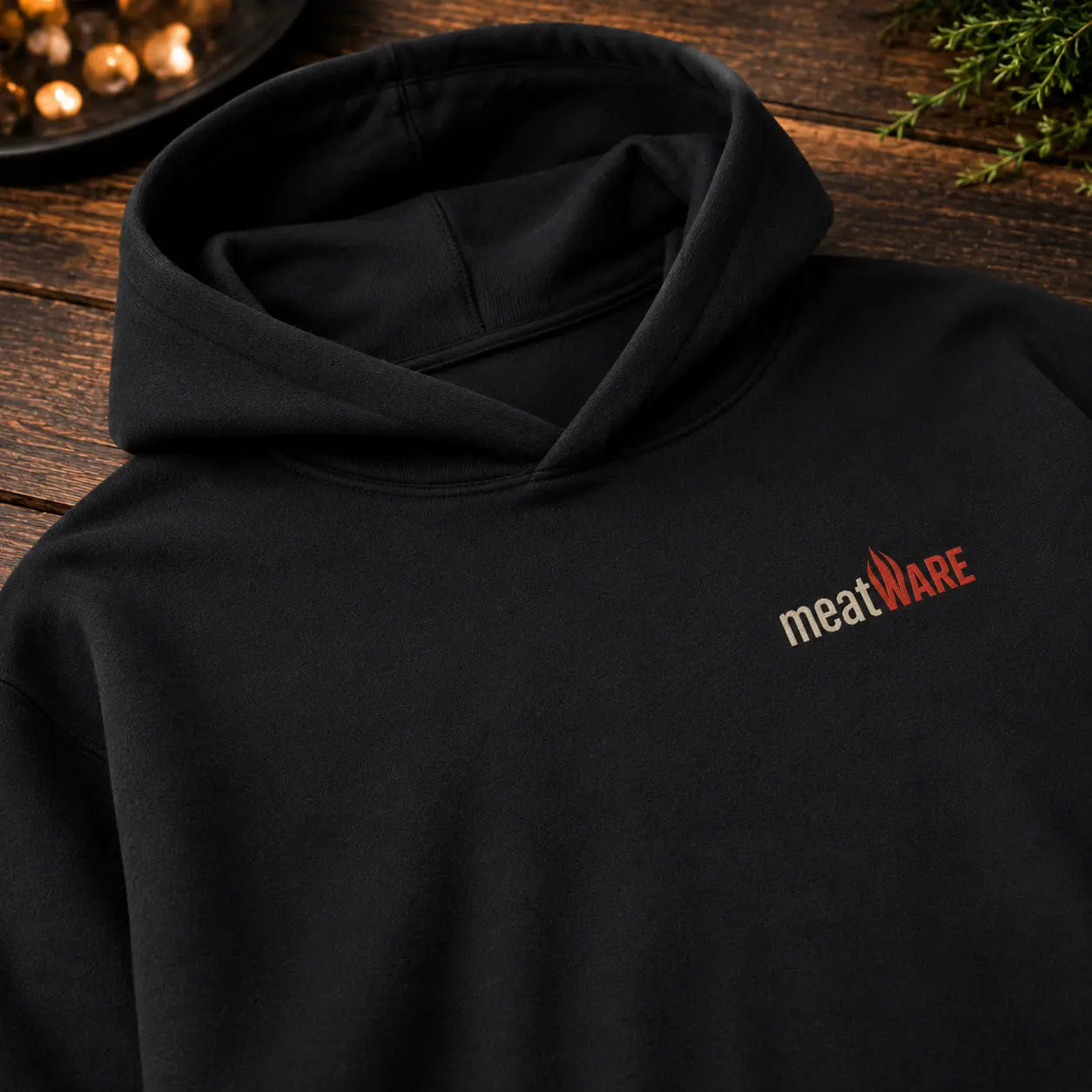 meatWARE Oversized Hoodie – Front &amp; Back Print