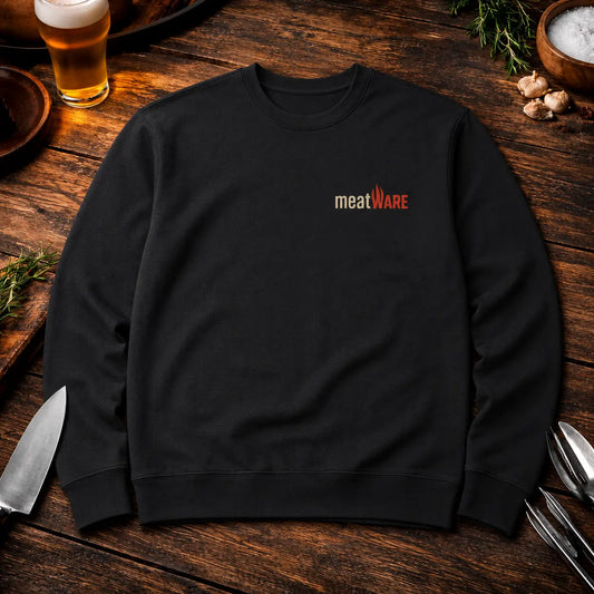 meatWARE Logo – Premium Organic Sweatshirt