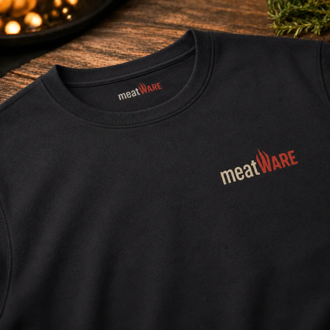 meatWARE Logo – Premium Organic Sweatshirt