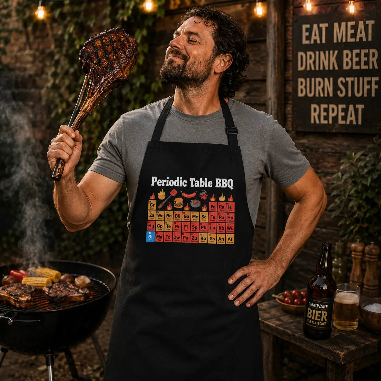 Periodic Table BBQ – BBQ apron