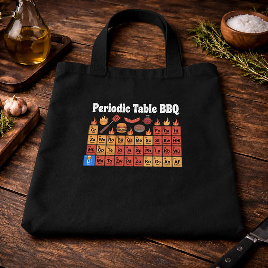 Periodic Table BBQ - Jute bag