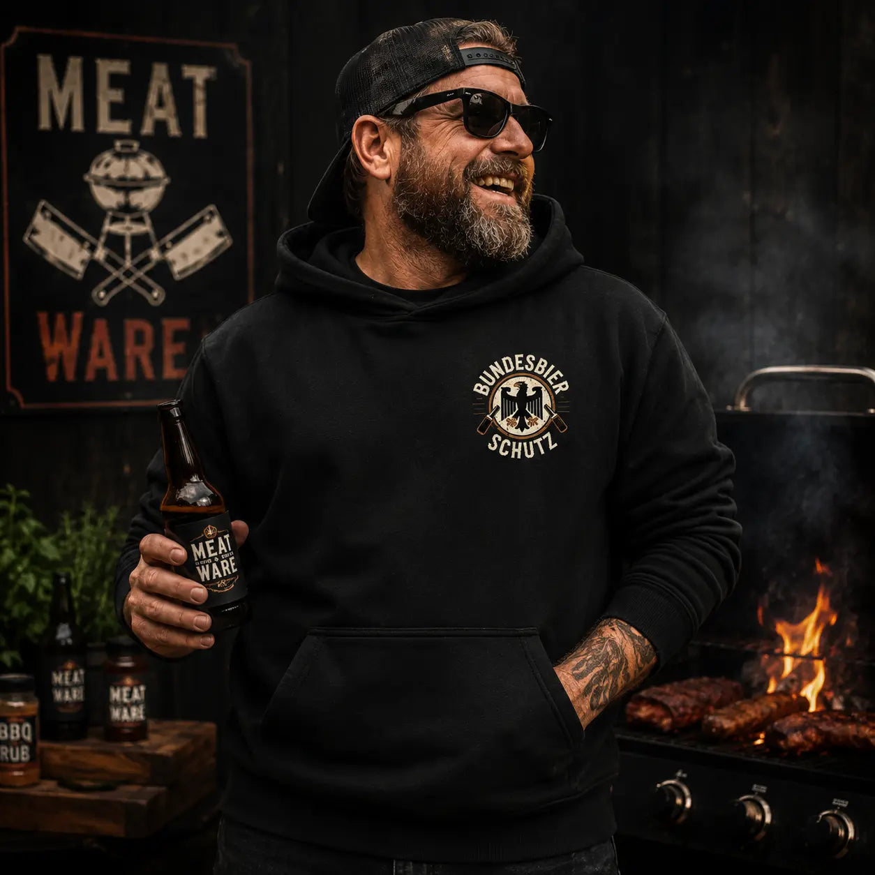 Bundesbier Schutz – Oversized Hoodie