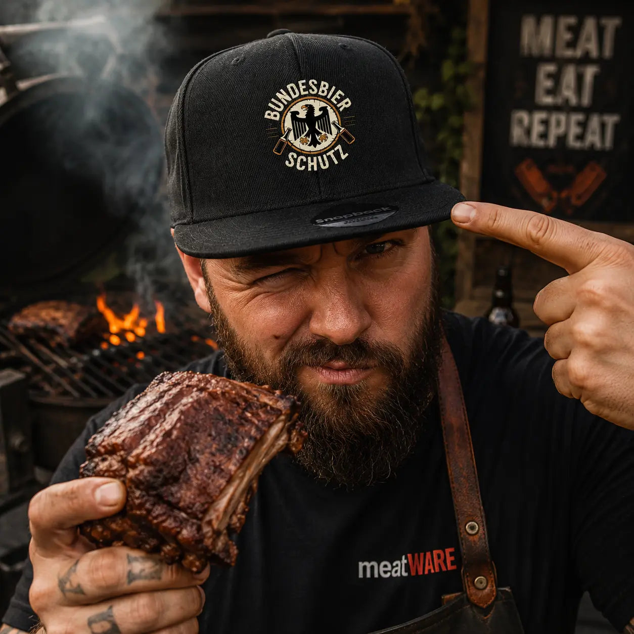 Snapback Cap – Federal Beer Protection
