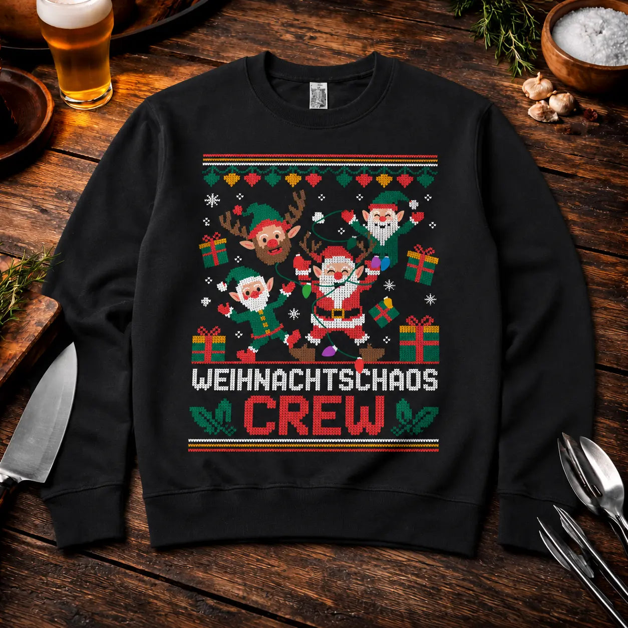 Christmas Chaos Crew – Ugly Christmas Sweatshirt