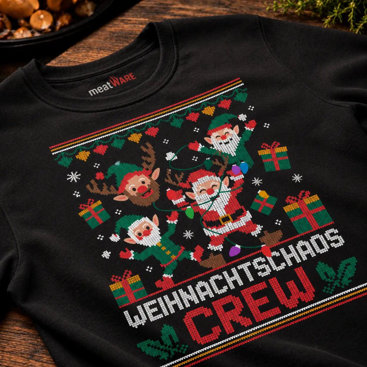 Christmas Chaos Crew – Ugly Christmas Sweatshirt