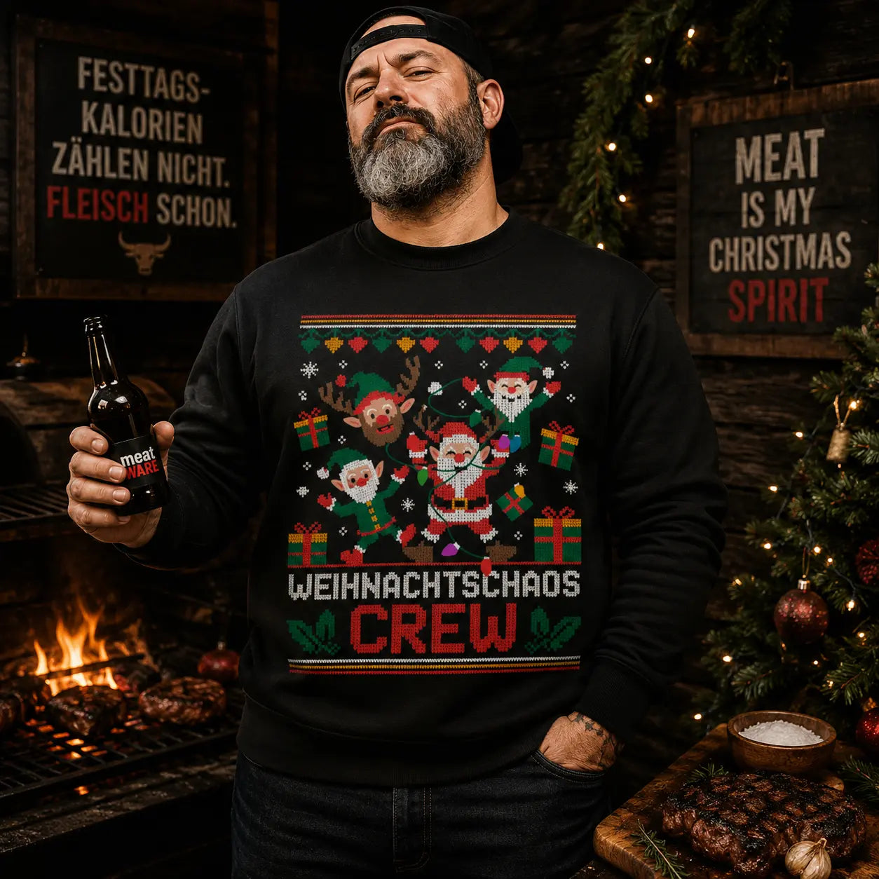 Christmas Chaos Crew – Ugly Christmas Sweatshirt