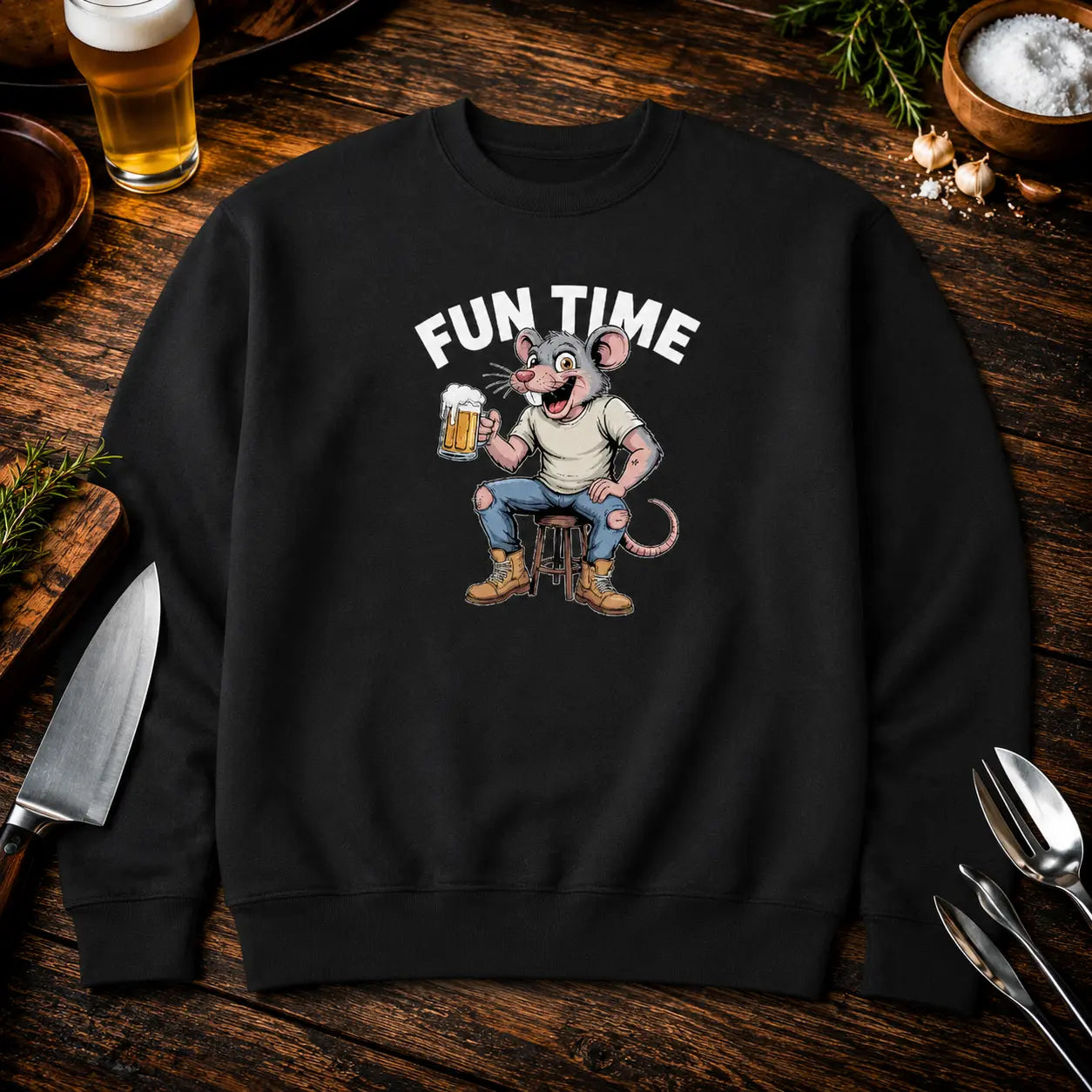 FUN TIME – Premium Organic Sweatshirt