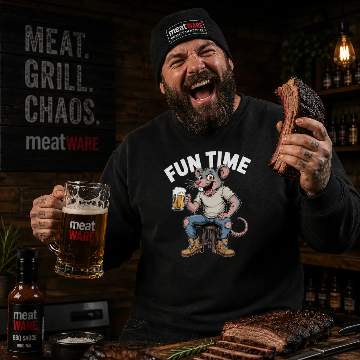 FUN TIME – Premium Organic Sweatshirt