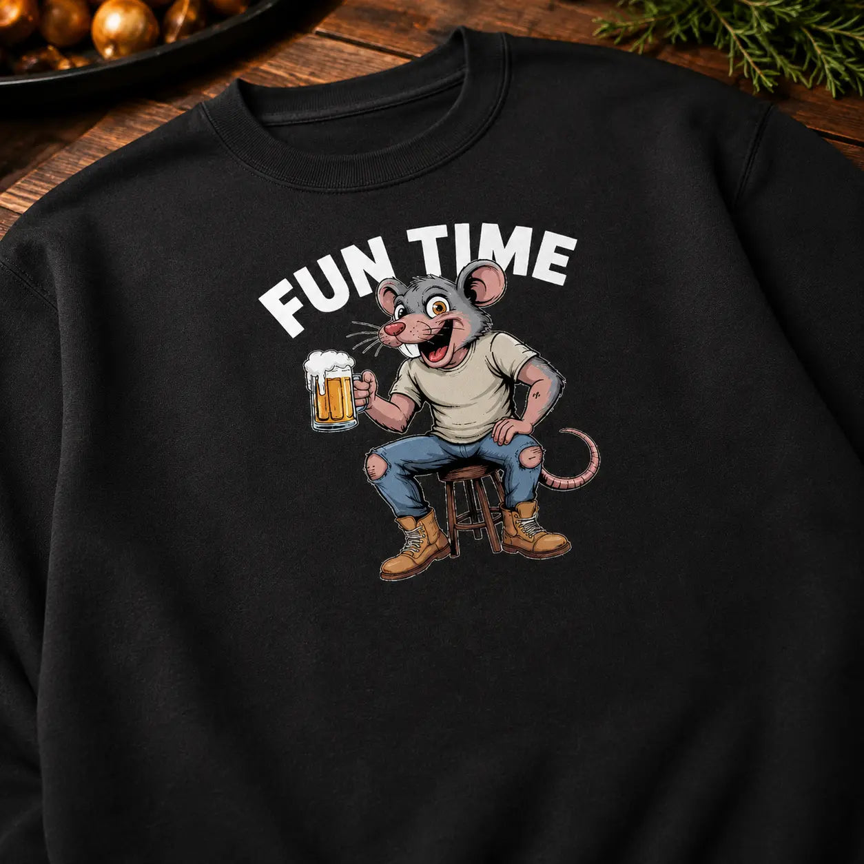 FUN TIME – Premium Organic Sweatshirt