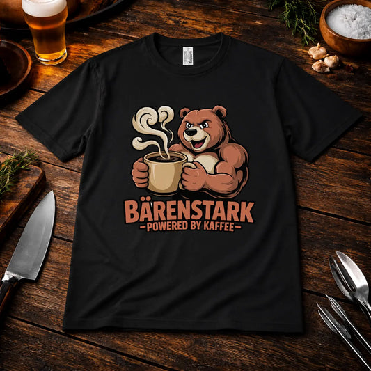🐻 BEAR STRONG – Powered by Coffee | Premium T-Shirt