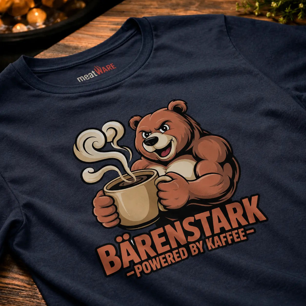 🐻 BÄRENSTARK – Powered by Kaffee | Oversized Shirt