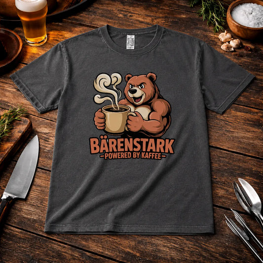 🐻 STRONG AS A BEAR – Powered by coffee | Oversized shirt