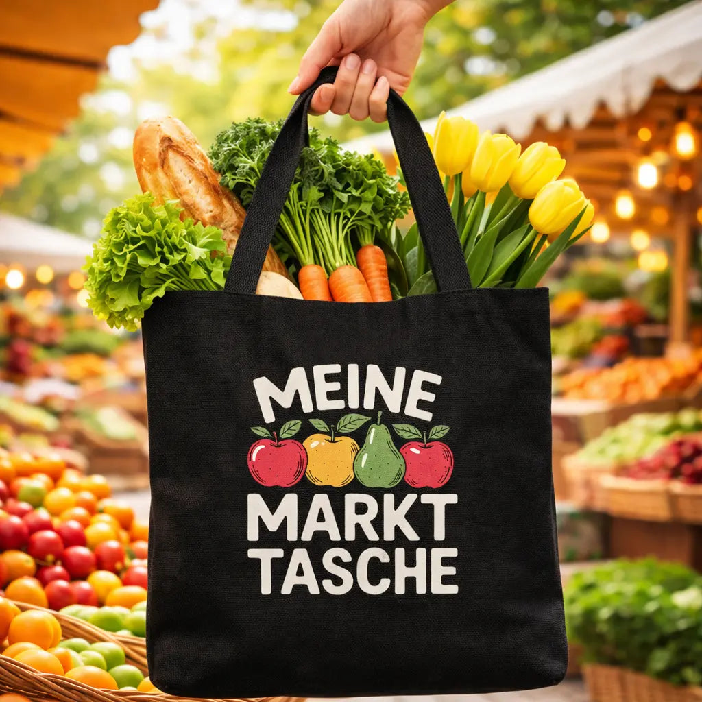 🛒🍐 MY MARKET BAG – Jute bag