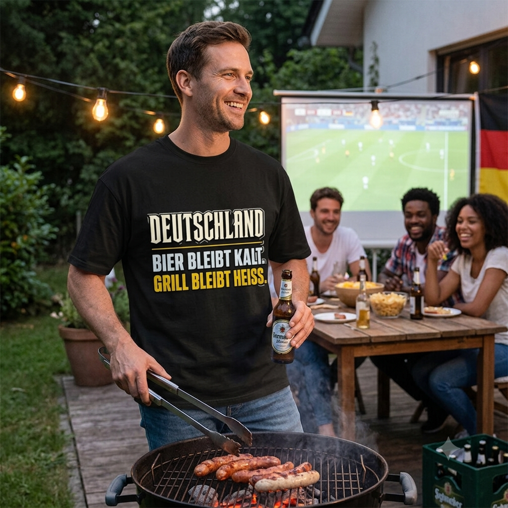 Deutschland: Bier bleibt kalt, Grill bleibt heiss – Oversized Shirt