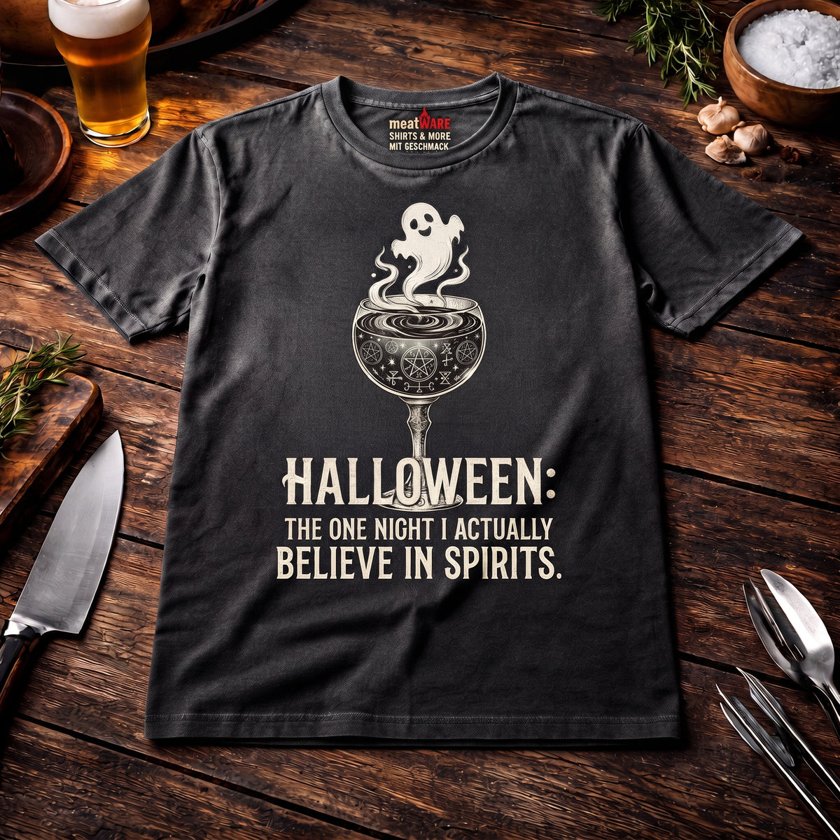 Halloween Believe in Spirits – Lustiges Party Oversized Shirt