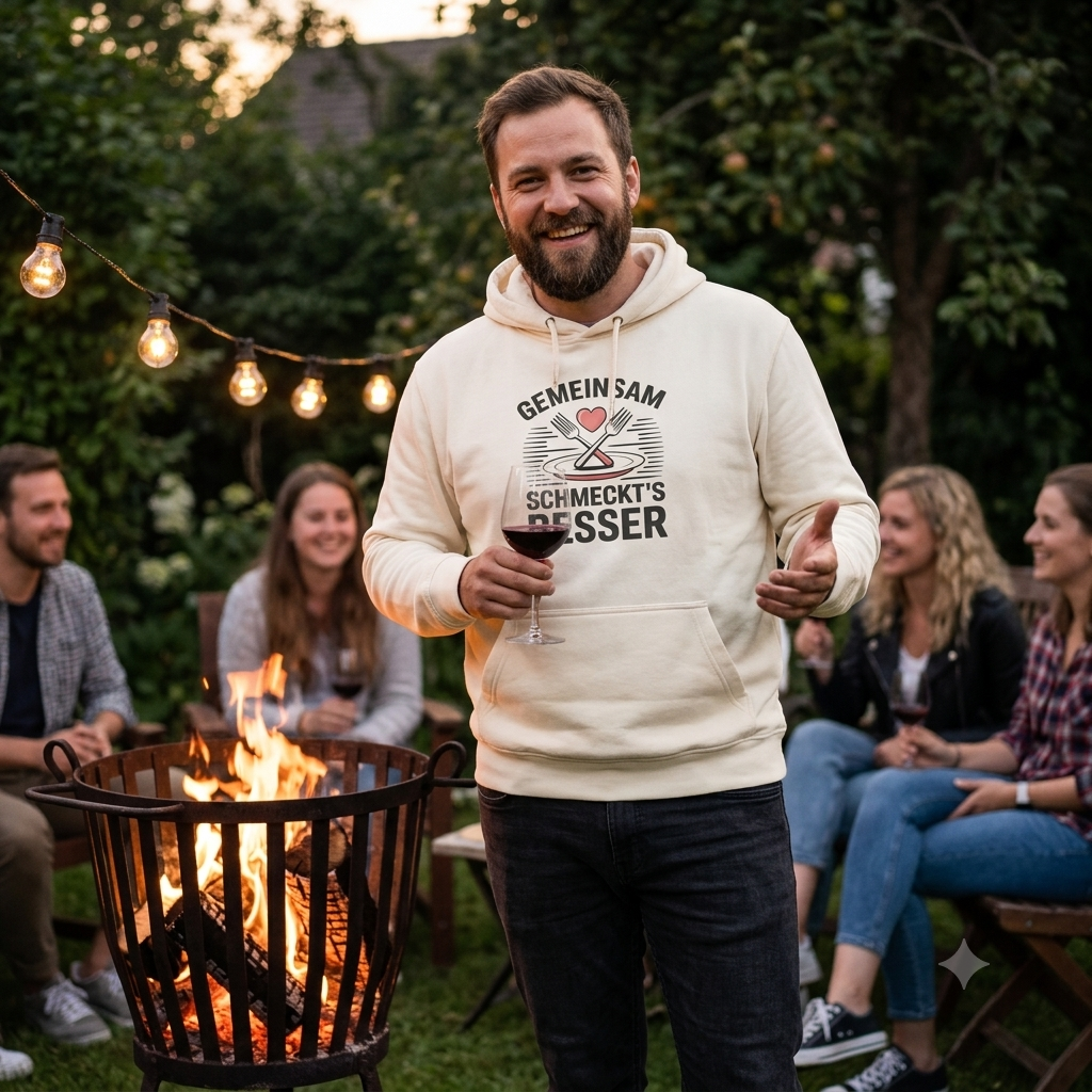 Gemeinsam schmeckt’s besser – Premium Hoodie (BBQ & Lifestyle)