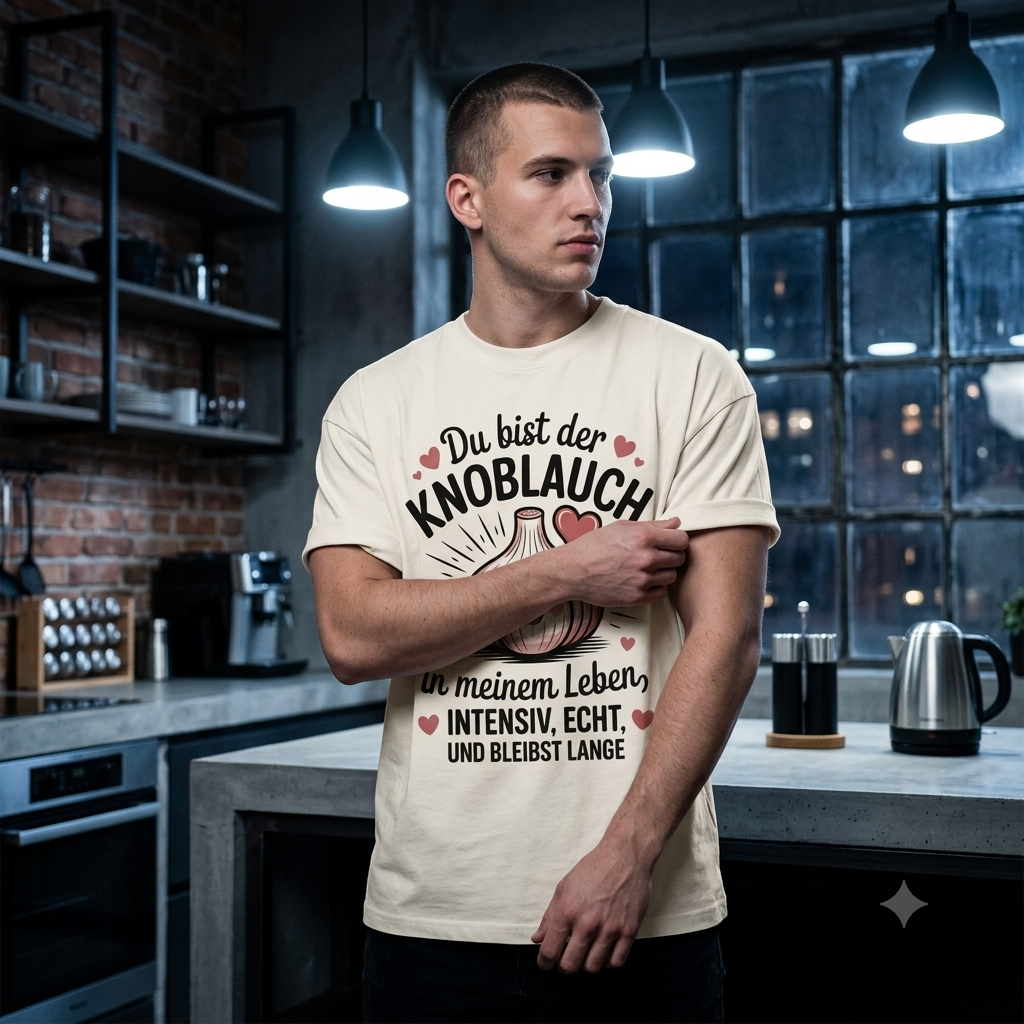 Du bist der Knoblauch – Oversized Streetwear für Foodies