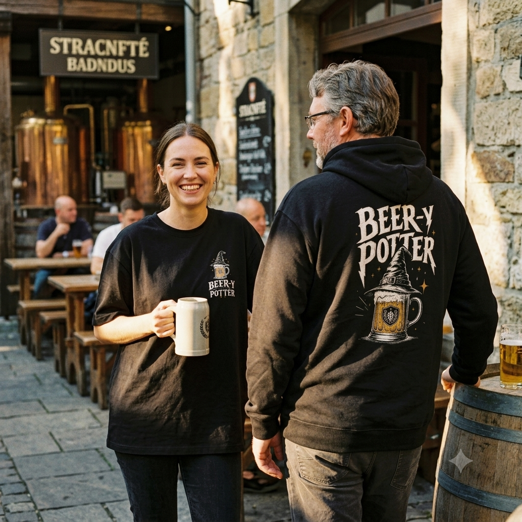 Beer-Y-Potter - Oversized Streetware Hoodie