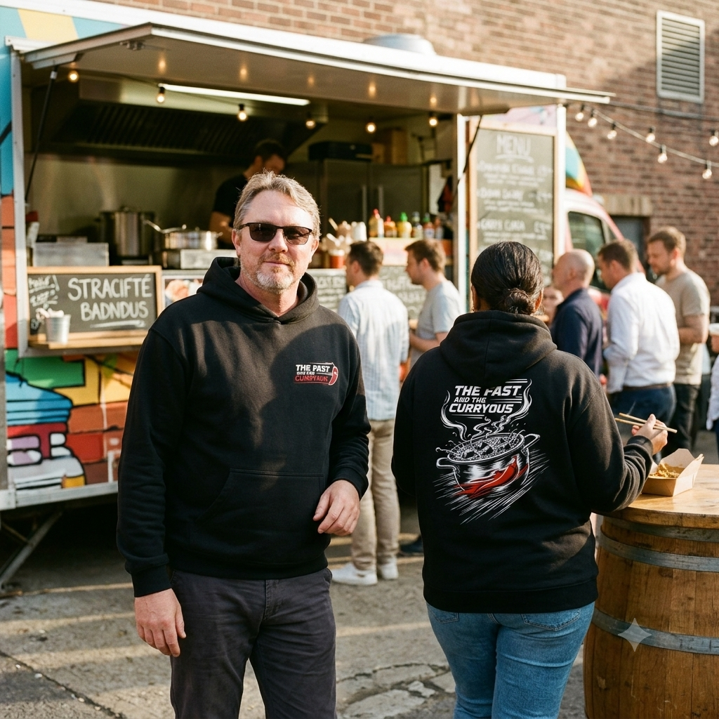 The Fast and the Curryous - Oversized Hoodie – Meatware Nahaufnahme