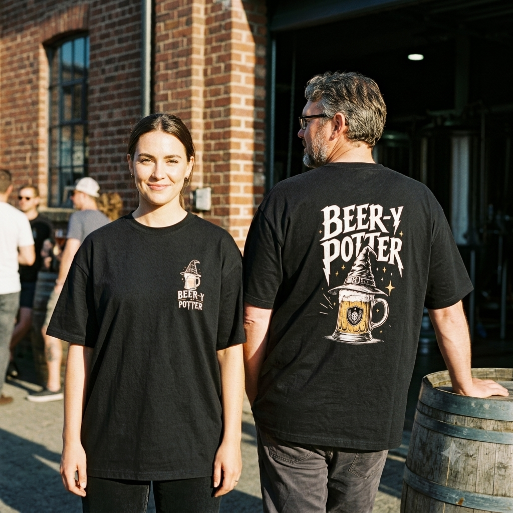 Beer-Y-Potter - Oversized Streetware Shirt