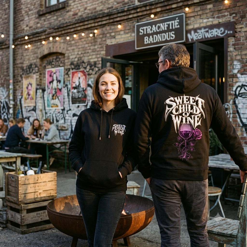 Sweet Child O' Wine - Premium Streetware Hoodie