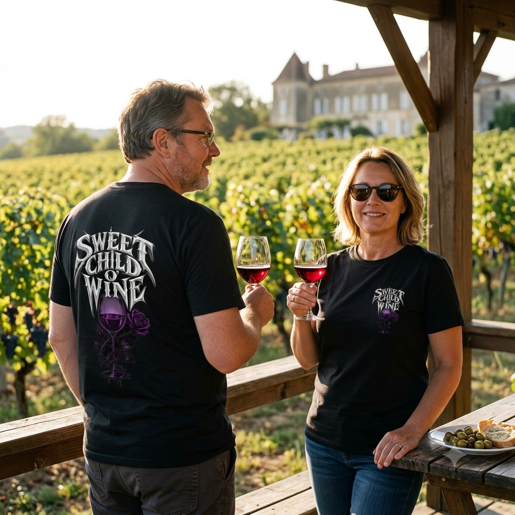 Sweet Child O' Wine Premium Streetware T-Shirt