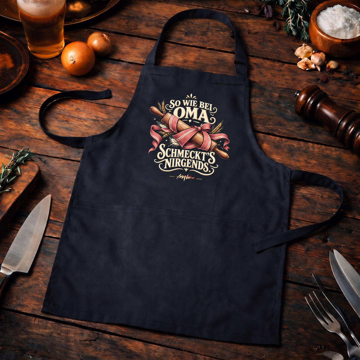 So wie bei Oma schmeckt's nirgends – Kochen Backen Küche Backschürze