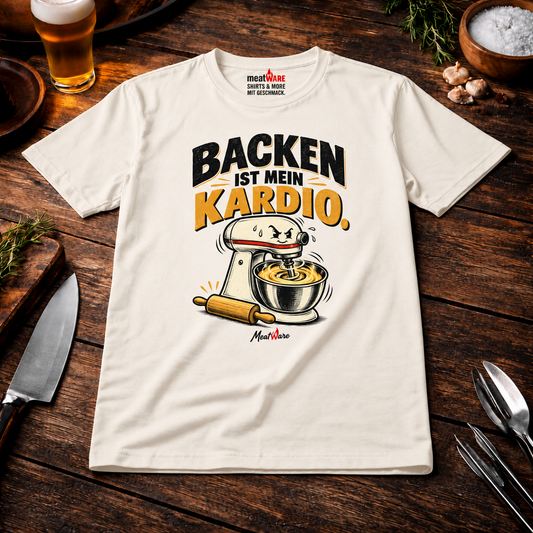 Backen ist mein Kardio – Lustiges Küchen Oversized Shirt